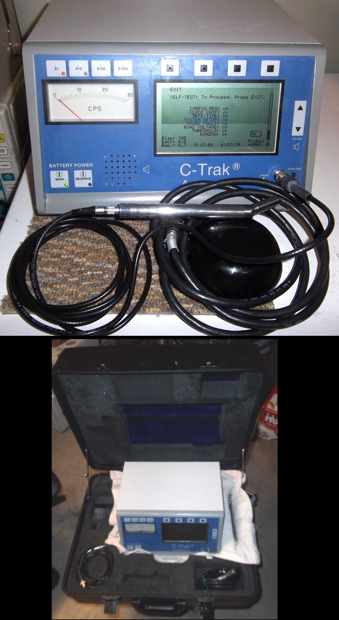 Used working Analyzer Carewise C-TRAK Automatic Analyzer radioactivity meters radioactive meters